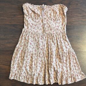 Pink floral dress size M